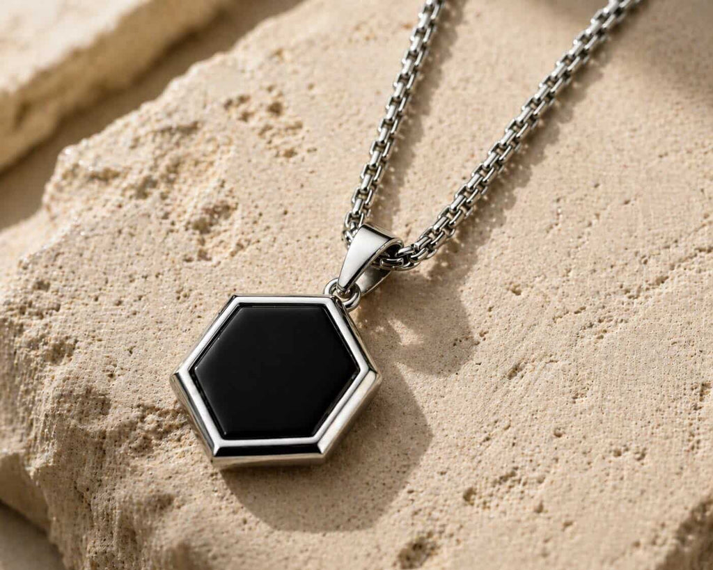 The Onyx Hex Pendant